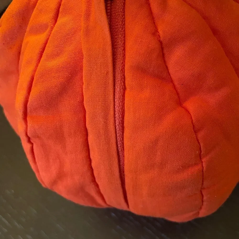 Vintage Pier 1 Soft Pumpkin and Scarecrow Family